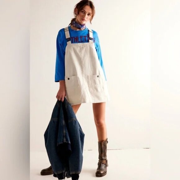 Free People - We The Free Overall Smock Mini Top Dress XL - Picture 1 of 15